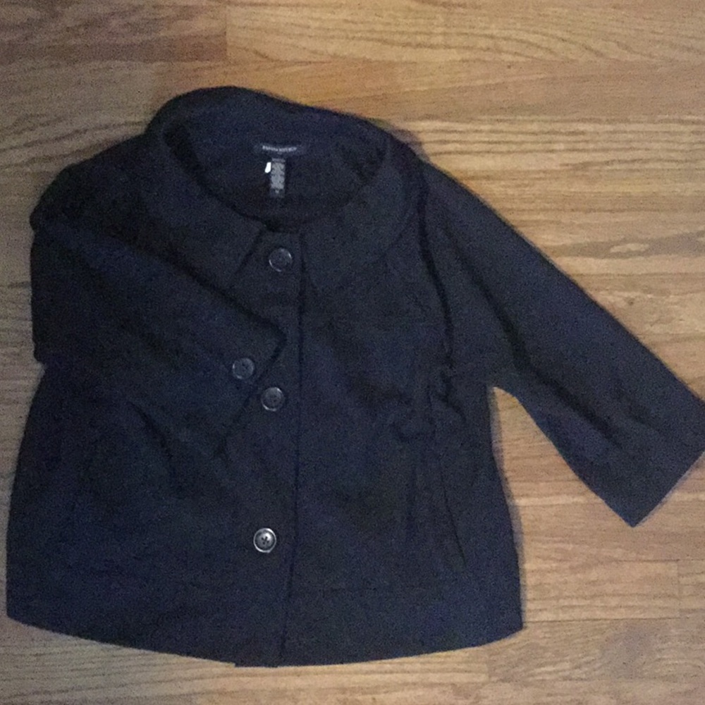 Banana Republic black cropped jacket
